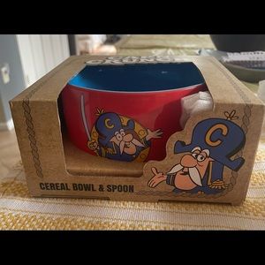 Cap’n crunch cereal bowl and spoon set
